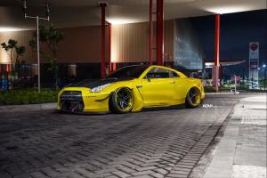 Nissan GT-R RocketBunny by DriveTech Auto Garage on ADV.1 Wheels (ADV06R TRACK SPEC CS) 2017 года